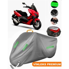 Vinleks Gri Bumoto/jinling Regnum 250CC Arka Çanta Uyumlu Motosiklet Brandası (Kilit Uyumlu)