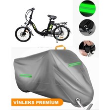 Vinleks Gri Volta Vb1 Uyumlu Motosiklet Brandası Lüx Kalite (Kilit Uyumlu)