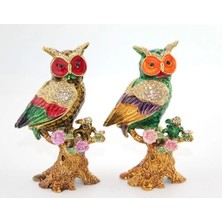 Swarovski Taşlı Tekli Baykuş