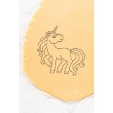 Oalpo Uzun Saçlı Unicorn Kurabiye Kalıbı, Hamur Şekillendirici