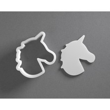 Oalpo Unicorn Head Kurabiye Kalıbı / Kesici / Şekillendirici
