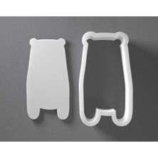 Oalpo Karikatür Ayı Kurabiye Kalıbı / Kesici / Şekillendirici