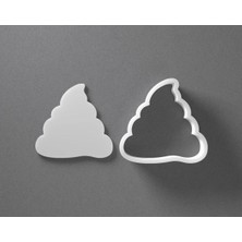 Oalpo Poop Emoji Kurabiye Kalıbı / Kesici / Şekillendirici