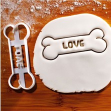 Oalpo Love Kemik Kurabiye Kalıbı / Kesici / Şekillendirici