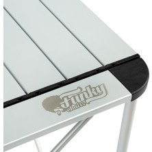 Funky Chaırs Titanium Katlanabilir Çantalı Alüminyum Kamp ve Piknik Masası 68*68*57