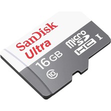 Ultra 16 GB Microsdhc Hafıza Kartı, 80MB/SN Uhs-I Class 10 - SDSQUNS-016G-GN3MN