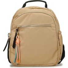 Lumberjack PRST PRF SRT 5FX CAMEL. Kadın Sırt Çantası