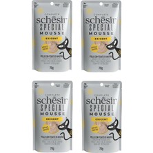 Schesir Pouch Exigent Tavuk ve Ördek Karaciğerli Kedi Yaş Maması 70 Gr. x 4 Adet