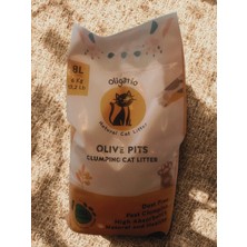 Oligatto Zeytin Çekirdeğinden Aktif Karbonlu Kedi Kumu 8 Lt