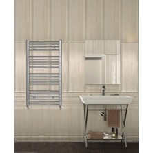MAKTEK 600X1600 Yüksek Kaliteli Çelik Düz Havlupan Krom Kaplama Havlu Radyatör 60X160