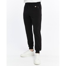 Axxel Erkek Siyah Fermuar Cepli Paça Lastikli Eşofman ALT-P782