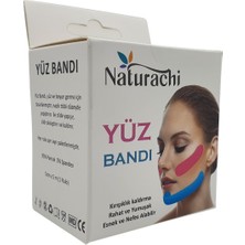 Beauty Tape Yüz Yogası Için Kinesio Tape Face Tape Yüz Germe Bandı Pembe Renk