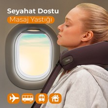 Fabcio Hug Isıtmalı Omuz ve Boyun Yoğurmalı Taşınabilir Ofis/Ev/Seyahat Shiatsu Masaj Yastığı