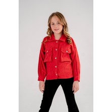 Kız Çocuk Düşük Kol Gömlek 3063