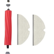 Asgard Grup Roborock Q7 Uyumlu 1 Adet Ana Fırça 2 Adet Mop Paspas