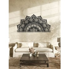 Mandala Desenli Metal Duvar Dekoru