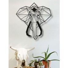Fil Elephant Metal Duvar Dekoru