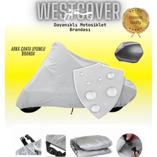 Regal Raptor Spyder 250 Arka Çanta Uyumlu Motorsiklet Brandası, Motor Örtüsü WEST01