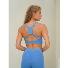 Mai Kratos Basic Spor Mavi Crop