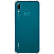 Bilişim Akademi  Huawei P Smart 2019 Kılıf Köşe Korumalı Kılıf Şeffaf Köşeli Kılıf Slikon - Şeffaf