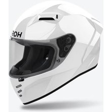 Aıroh Connor Color Whıte Gloss Kask
