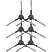 Asgard Grup Viomi V3 Pro Uyumlu 6 Adet Siyah Yan Fırça