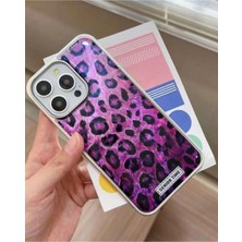 Iphone 16 Pro Uyumlu Senior Time Leopar Desenli Parlak Kılıf