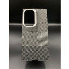 Samsung Galaxy S24 Ultra Uyumlu Lux Carbon Fiber Ekstra Dayanıklı Darbe Önleyici Kılıf