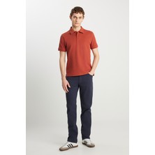 Texas Straight Fit Düz Kesim Normal Bel Lacivert Pamuklu Esnek Pantolon