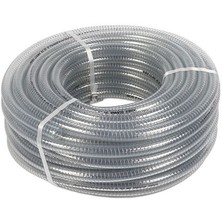Hortum Plaza Telli Şeffaf Spiral Hortum (Iç Çap 40 mm) (5 Metre)