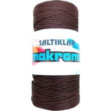 Saltıklar 1 Adet Polyester Makrome İpi 2070 Kahve 100 gr