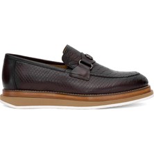 Luciano Bellini 25Y-C10303  Deri Erkek Casual Ayakkabı Kahverengi