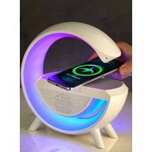 G Speaker Kablosuz Şarj Özellikli Bluetooth Hoparlör Gece Lambası