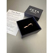 Zeta Jewel Kadın Kare Rose Halka Küpe