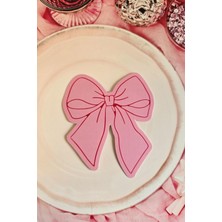 Pekshop Kırmızı Pembe Fiyonk Şekilli İsim Kartı Masa İsimliği 12 Adet Şık Tasarım