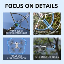 Emporaaium Djı Mini 4 Pro Için Pervane Koruma Iniş Takımı Entegre Pervaneler Koruyucu Koruyucu Halkalar Drone Muhafızları Aksesuarları (Yurt Dışından)