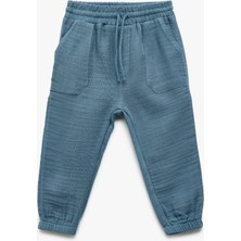 Koton Pamuklu Beli Bağcıklı Cepli Basic Jogger Pantolon