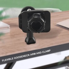 Collectibles Web Kamerası Standı, Esnek Deveboynu Kolu ve Kelepçeli Yükseltilmiş Web Kamerası Montaj Standı, Logitech Web Kamerası C920,C922,C930 Için Uygun (Yurt Dışından)