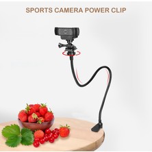 Collectibles Web Kamerası Standı, Esnek Deveboynu Kolu ve Kelepçeli Yükseltilmiş Web Kamerası Montaj Standı, Logitech Web Kamerası C920,C922,C930 Için Uygun (Yurt Dışından)