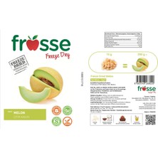 Frosse Kavun Kıtırı - Freeze Dried - Üretici Firmadan Dondurularak Kurutulmuş Kavun Cipsi 15gr