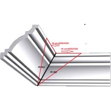 YK 108 Stropiyer (Kartonpiyer) 10X10 Basar 12,5 cm Genişlik 1 Adet Fiyatı