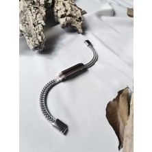 Luna Jewelry Erkek Gümüş Renk Royal Stride 316L Çelik Bileklik