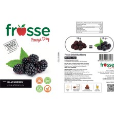Frosse Böğürtlen Kıtırı - Freeze Dried - Üretici Firmadan Dondurularak Kurutulmuş Böğürtlen Cipsi 15gr