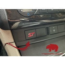 Focus Fiesta Mondeo Courier St Uyumlu Mini Sticker - Parlak Kırmızı