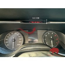 Tearnow Egea Uyumlu Mini Sticker - Parlak Kırmızı