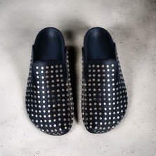 Degischic Siyah Deri&trok Slipper