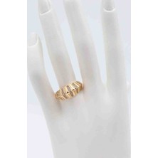 Glare Jewellery Gold Rodyum Yüzük