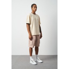Efektli Yıkamalı Boxy Fit Premium T-Shirt