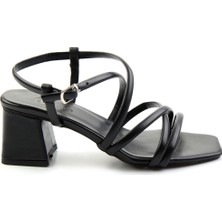 Siyah  Kadın Sandalet K05124002709