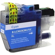 Toner Sepeti Brohter LC3719XL Mavi Muadil Kartuş